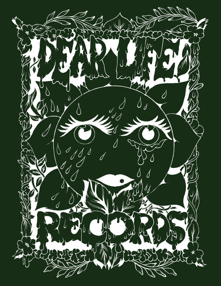 Dear Life Records Summer 2022 T-Shirt Green + White