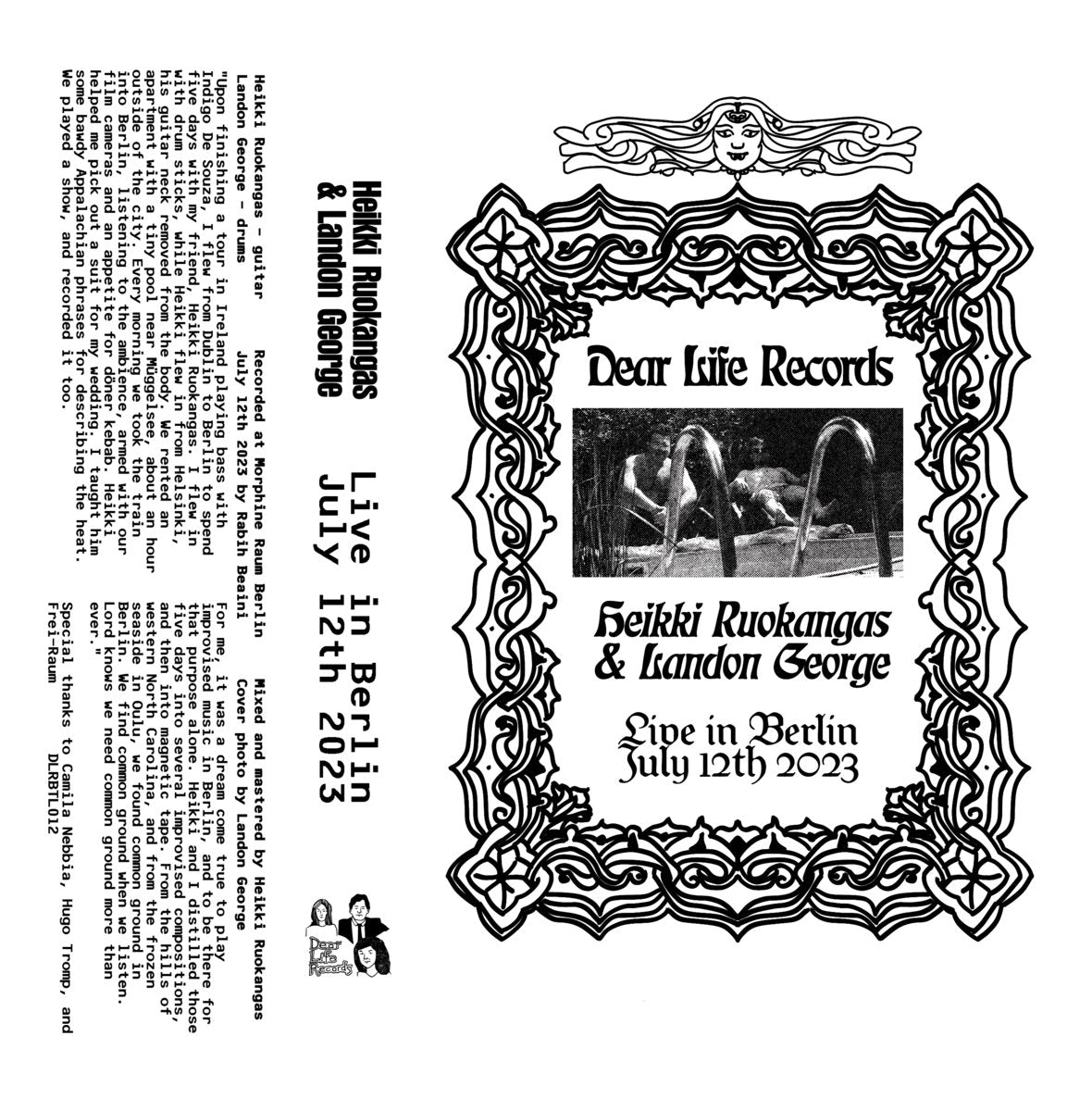 Heikki Ruokangas & Landon George - Live in Berlin July 12, 2023 (Cassette)