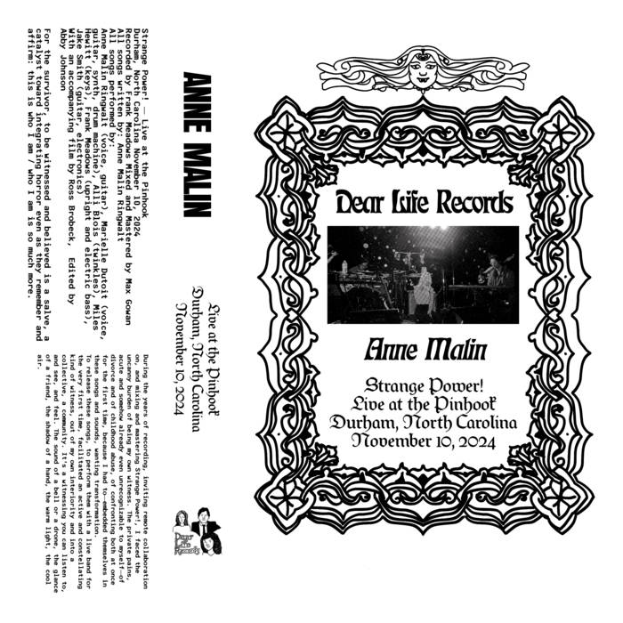 Anne Malin - Strange Power! (Live at the Pinhook) (Bootleg) (Cassette)